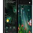 Compatible with Google Pixel 6 Case,Butterfly Flower Spring Amazing Pattern Design Shockproof Anti-Scratch Hard PC Back Case for Google Pixel 6 Case