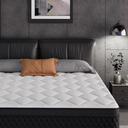 ELEMUSE Full Mattress, 5 Inch Hybrid Memory Foam Mattress in a Box, Pressure Relieving Comfort, Individual Pocket Springs for Motion Isolation, Medium Firm, CertiPUR-US Certified, Fiberglass Free