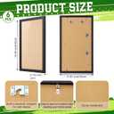 Lineshading 6 Pack Jersey Display Frame for Sports Shirt, 12 x 20 Inch