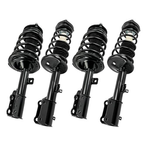 PHILTOP Front Rear Struts for 2007-2009 Camry LE/XLE 2.4L, Hybrid, CE 2009-2011 Camry LE/XLE 2.5L, Base 2010-2011 Camry 2.4L, 172307/172308/172309/172310 Complete Quick Struts Shocks Absorber