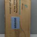 EasyGo Badminton Set, with Net, 4 Racket, 4 Birdies, Portable Storage Box, for Backyards, Outdoor Games, Yard Games