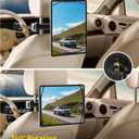 FANGOR Tablet Holder for Car - [3 in 1 Adjustable Extension Arm] Upgraded iPad Holder for car Backseat with Holding Net, Road Trip Essentials for Kids, for 7-13" iPad Pro, Air, Mini, Galaxy, Fire HD