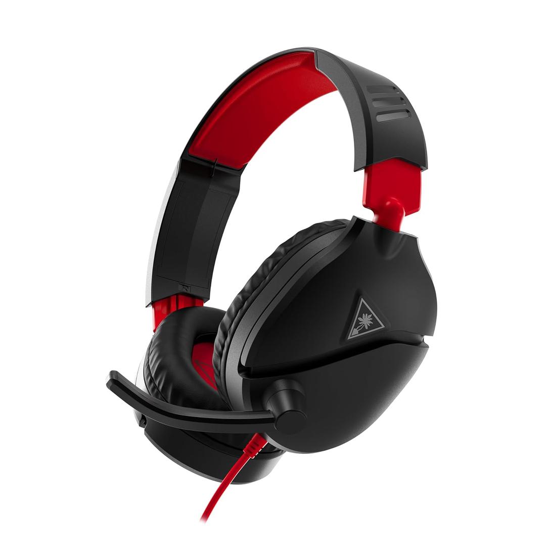 Turtle Beach Recon 70 Multiplatform Gaming Headset for Xbox Series X|S, Xbox One, PS5, PS4, PC & Mobile w/ 3.5mm Wired Connection - Flip-to-Mute Mic, 40mm Speakers, Lightweight Design, Black