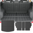 powoq Cargo Mat Compatible with 2023-2025 Mazda CX-5 Trunk Mat TPE Cargo Liner Backrest Trunk Liner Replacement for Mazda CX-5 2023 2024 2025 Accessories