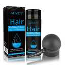 Hair Fibers for Thinning Hair With Spray,Undetectable Natural Formula,Thicker Fuller Hair in 15 Seconds,Instantly Conceal & Thicken Thinning or Balding Hair Areas,For Men&WomenBlack