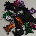 Viora White 20 Pcs Halloween Black Ghosts, Party Decorations