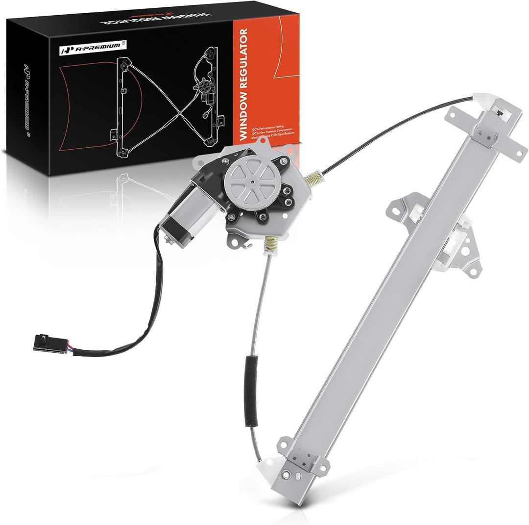 A-Premium Front Driver Side Power Window Regulator with Motor (2-Pin)