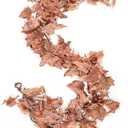 Pink Fall Garland, Fall Garland Maple Leaf, 6FT/PCS for Thanksgiving Christmas Home Outdoor Wedding Decoration (2Pcs) -C Set of 2