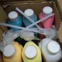 MEEDEN Bulk Acrylic Paint Set: 12 Colors 1 L /33.8 oz Large Acrylic Paint with Pump Lid - Soft Body Art Paints for Canvas, Studio, School, Wall & Poured Paintings, 2.82 Fl Oz