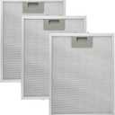 W10169961A Range Hood Filter Replacement 5 Layer Aluminum Mesh Hood Grease Filter Fit for Whirlpool, Kitchen Aid, Jenn-Air Range Hoods(3PCS)