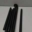 Black Shower Curtain Rod 31 to 92 Inch,1 Inch Diameter Adjustable Spring Tension Stainless Steel Telescoping Rod,Easy Install,No Rust