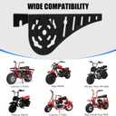 YOXUFA Mini Bike Chain Guard Clutch Cover Replacement for Predator 212 196cc 224cc Coleman CT200U Baja Warrior MB200 Doodlebug DB30 CT100U Motovox Mbx10 79cc Engine Parts