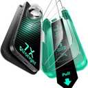 ESR 3 Pack 9H+ Glass for iPhone 15 Pro Max Screen Protector, [Military Grade Shatterproof & Longest Durable] Armorite Ultra-tough Full Coverage Tempered Glass with UltraFit Tray