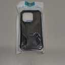 FNTCASE for iPhone 15 Pro Case: Military Grade Drop Proof Rugged Protective Cell Phone Cover with Kickstand & Builtin Protector | Matte Textured Shockproof TPU Hybrid Bumper Cases (Black)