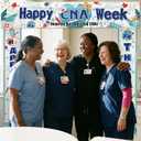 HOWAF 3 Pcs CNA Week Decorations Banner, Happy CNA Week Porch Sign and Yard Decorations, Thank You for All You Do Banners for Nurse Appreciation Gifts, Nursing Graduation & Retirement Party Supplies