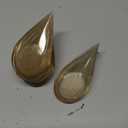 Tear Drop Mini Appetizer Plates Spoons Plastic Tasting Spoons, Dessert Bowls & Mini Dessert Containers Disposable Catering Supplies for Parties & Events