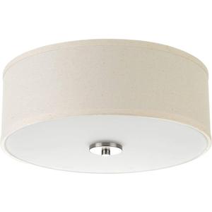 Progress Lighting P3696-0930K9 Close-to-Ceiling, Nickel, 6.00x13.00x13.00, 13 inches by 6 inches