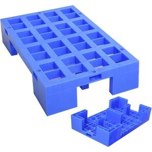 Plastic Pallets for Warehouses, Paint Holder Tray, HDPE Material, Pallets for Raising Items, Grid Design to Prevent Water Accumulation(30x60x10CM/12x24x4IN)