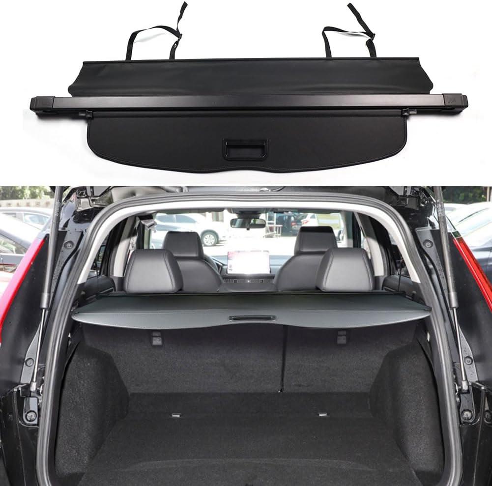 Cargo Cover for Honda CR-V CRV Accessories 2023 2024 2025 2026 With Back Curtain Rear Black Trunk Shade Luggage Security Cover(Include Hybrid)