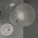 Homvana Humidifiers for Bedroom Home, 3.6 L Cool Mist Top-Fill 34H Super Long Time, Quiet 23dB, Baby Humidifier, Oil Diffuser for Large Room, House, Plant, Nursery, BPA FREE, Ultrasonic (Transparent)