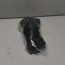 Yontree Fashion Fluffy Steering Wheel Covers for Women/Girls/Ladies/Men Australia Pure Wool Universal 15 Inch 1 Set 3 Pcs (Black)