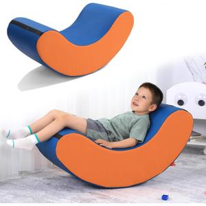 BALAPET High-Density Foam Sensory Rocking Chair, Portable Sensory Chair for Kids with Sensory Needs,Waterproof PU Cover, Rocking Design