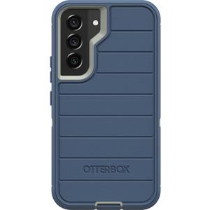 OtterBox Defender Case & Belt Clip/Stand for Samsung Galaxy S22 (NOT Plus/Ultra) Retail Packaging - Anti-Microbial - Fort Blue