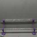 Allied Brass PB-72-18-LVN Pacific Beach Collection 18 Inch Double Towel Bar, Lavender
