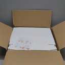 RomanticBaking 50pcs 10x10x2.5 Inches White Bakery Boxes - Pie, Cookies, Chocolate Covered Strawberries & Breakable Heart Boxes for Valentine's & Christmas