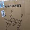 Folding Shower Chair for Elderly and Disabled, Shower Chair for Inside Shower, Foldable Bath Chair for Seniors, Travel Portable Collapsible Shower Seats for Adults