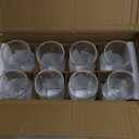 Collins Everyday Drinking Glasses Set of 16 Drinkware Kitchen Glasses for Cocktail, Iced Coffee, Beer, Ice Tea, Wine, Whiskey, Water, 8 Tall Highball Glass Cups & 8 Short Old Fashioned
