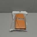 Crossbody Wallet Case for iPhone 17 Pro Max 6.9", Magnetic Detachable PU Leather Case with RFID Blocking Card Holder, Wristlet & Shoulder Strap, Flip Zipper Clutch Purse for Women - Orange