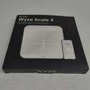 Wyze Smart Scale X - Digital Bathroom Scale for Body Weight, BMI, Body Fat, Muscle Mass, Heart Rate Monitor | ITO Glass & LED Backlight | Batteries Included, 400 lbs (White)
