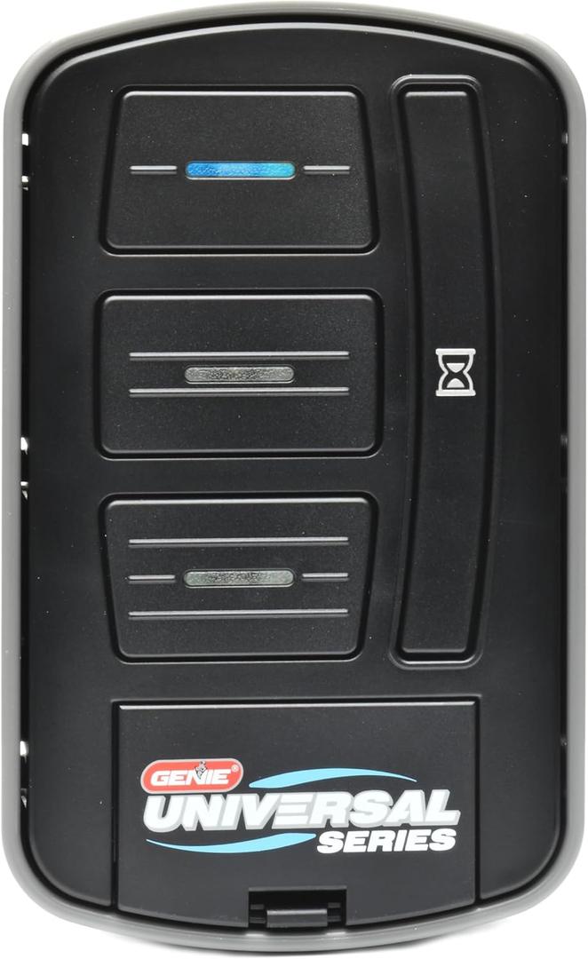 Genie GUWWCR Universal Garage Door Opener Wireless Wall Console, Compatible with LiftMaster, Chamberlain, Genie, Overhead Door, For Use up to 3 Garage Doors,Black