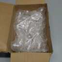 100PCS Clear Chocolate Box Holder Plastic Round Chocolate Ball Bouquet Holder Flower Packaging Support Rack for Wedding Birthday Party