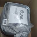 Bare Home Weighted Blanket King Size 30lb (80" x 87") for Adults - Minky Fleece - Premium Heavy Blanket Nontoxic Glass Beads (Light Grey, 80"x87")