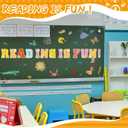 176 Pcs 7" Large Bulletin Board Letters Set, Bright, Retro