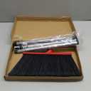 Heavy Duty Angle Broom with 58 Long Handle, 14 Wide Stiff Bristles for Indoor & Outdoor Sweeping, Garage, Patio, Deck, Concrete & Debris Removal