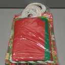 qiqee Christmas Paper Gift Bags with Tissue Paper Handles Assorted Sizes 30PCS (Large 12", Medium 11", Small 8"60pcs Tissue Paper) (Christmas Red, Green & White)