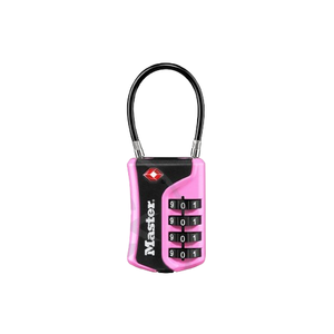 Bell Lumina 525 USB Rechargeable Led and Master Lock 4697D Set Your Own Combination TSA Approved Luggage Lock, 1 Pack