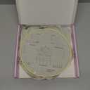 ETSPIL Embroidery Kit for Adult Beginners, 3-Pack 33-Stitch Practice Samplers, Pre-Stamped Patterns, 7.8-Inch Hoop, Threads & Needles, Step-by-Step Guide & Video, DIY Needlework Craft Gift for Women