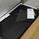 Standing Desk Converter Adjustable Height, 25.16"  15.75" Height Adjustable Desktop Riser, No Assembly Required, Desktop Workstation for Laptop, Monitor and Office Use (Black)