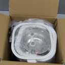 Kawu Egg Cooker, 6-in-1 Electric Rapid Egg Poacher for Hard Boiled Eggs, Yogurt, Custard, 12H Delay Start & Auto Off, Portable Breakfast Maker with Stainless Steel Bowl, 4 Eggs