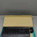 Logitech MK345 Wireless Keyboard and Mouse Combo with Palm Rest, 2.4 GHz USB Receiver, Compatible with PC, Laptop, Black (1 Pack)