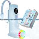 Bath Jets for Tub, Bath Bubble Machine, 3-Level Adjustable Bubble Bath for Women, Jet/Bubble Mode,Valentines Day Gift, Relaxing Home Daily Use (Blue)