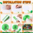 Spring Bulletin Board Decorations Set March Flowers Bulletin Board with 3D Paper Floral Cutouts Classroom Decorations Back to School Wall Decor Party Favor(Spring is in The Air)