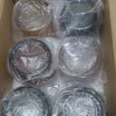 Mfacoy Colored Hobnail Drinking Glasses Set of 6, 12oz Vintage Kitchen Glassware, Embossed Beaded Glass Cups, Water Glasses, Beaded Colorful Water Tumbler for Cocktail, Juice and Various Mixed Drinks