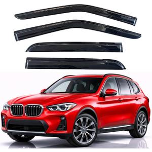 KPY Rain Guards Fit for 2018-2023 BMW X3, Out-Channel Window Visors Vent Wind Deflectors 4PC, Car Accessories for 18-24 BMW X3