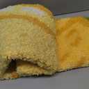 LUMI Cute Bathroom Rugs, Funny Fruit Runner Rug, Soft Plush Fluffy Bath Mat, Absorbent, Non-Slip for Bathroom, Kitchen Sink, Bedroom, Kid's Bedroom, and Living Room, 18.5"x39.5", Banana