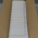 Concordia Supply Church Candles for Candlelight Service Vigil - 4.25" x 1/2" Bulk White Candles for Memorial, Congregational, Shabbat, Wedding, Communion, Baptism & Christmas Ceremonies - Box of 250